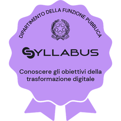 Badge per la competenza Conoscere gli obiettivi della trasformazione digitale