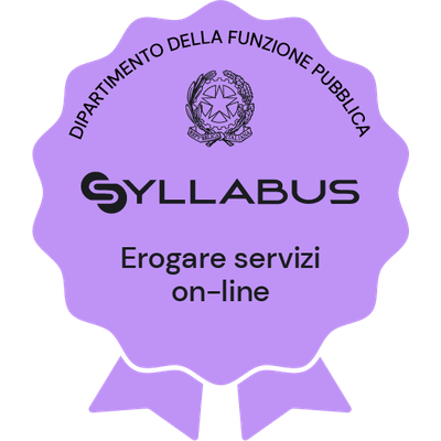 Badge for Erogare servizi on-line