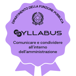 Badge per la competenza Comunicare e condividere all’interno dell’amministrazione