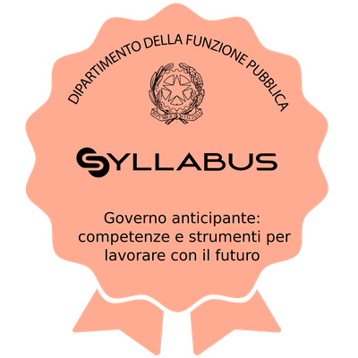 Badge for Governo anticipante: competenze e strumenti per lavorare con il futuro