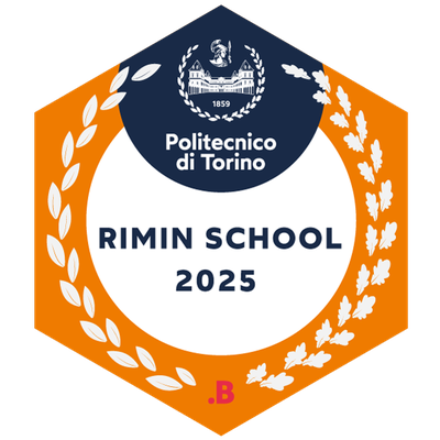 Badge per la competenza RIMINI SCHOOL 2025 “SUCCESSFULLY PARTICIPATE IN CALLS FOR RESEARCH FUNDING”