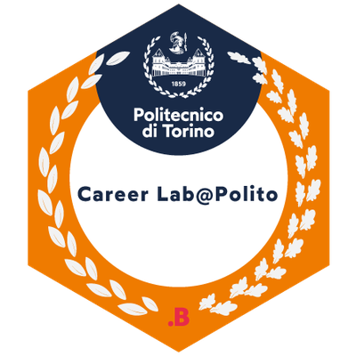 Badge for Career Lab@Polito