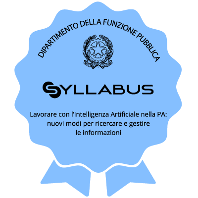 Badge per la competenza Lavorare con l’Intelligenza Artificiale nella PA: nuovi modi per ricercare e gestire le informazioni