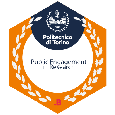 Badge per la competenza Public Engagement in Research