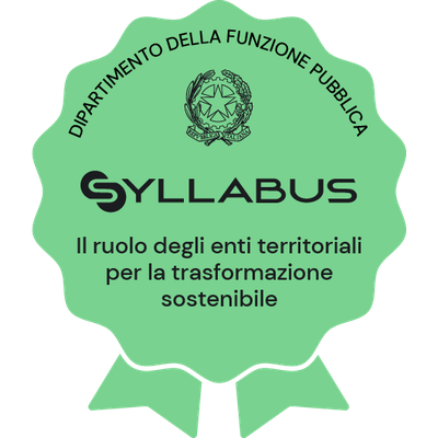 Badge per la competenza Il ruolo degli enti territoriali per la trasformazione sostenibile